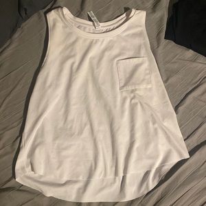White womens tank